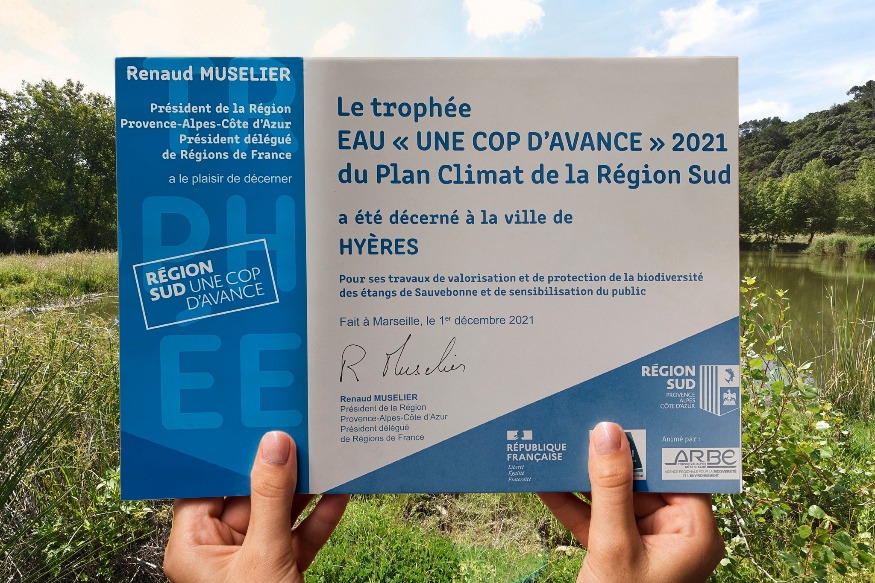 Hyères saluée pour son action sur les étangs de Sauvebonne